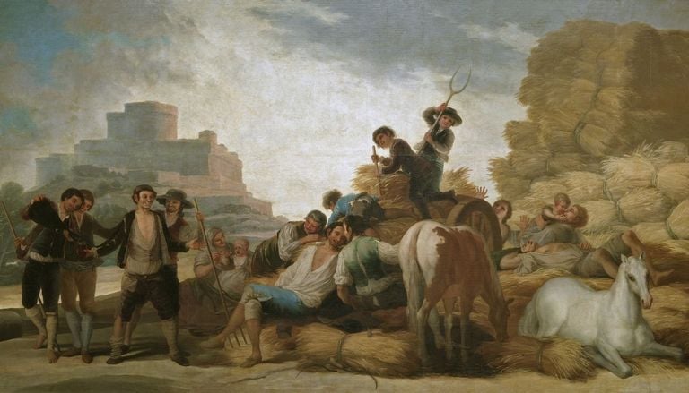 Las tormentas que Goya pint&oacute; en sus famosos cartones para tapices