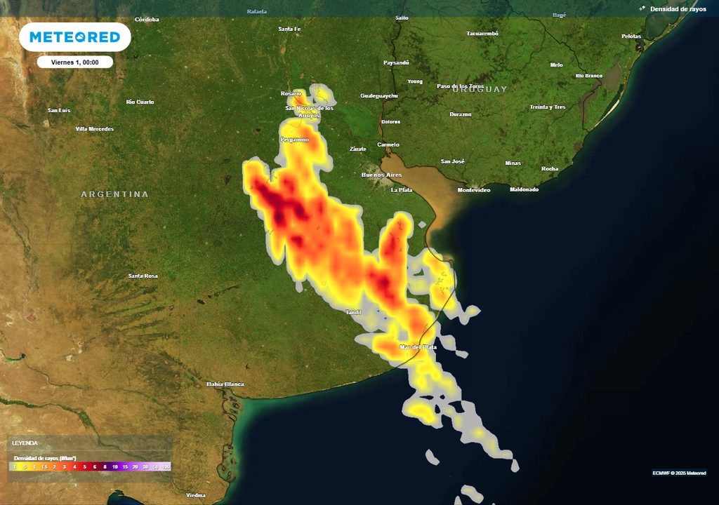 Tiempo pronóstico clima Buenos Aires agosto tormentas