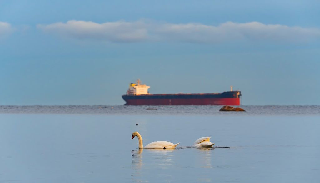 Barcos contaminando el mar Báltico Las zonas muertas del mar Báltico siguen expandiéndose y ya asfixian amplias áreas del fondo marino, poniendo en riesgo la biodiversidad y la pesca.