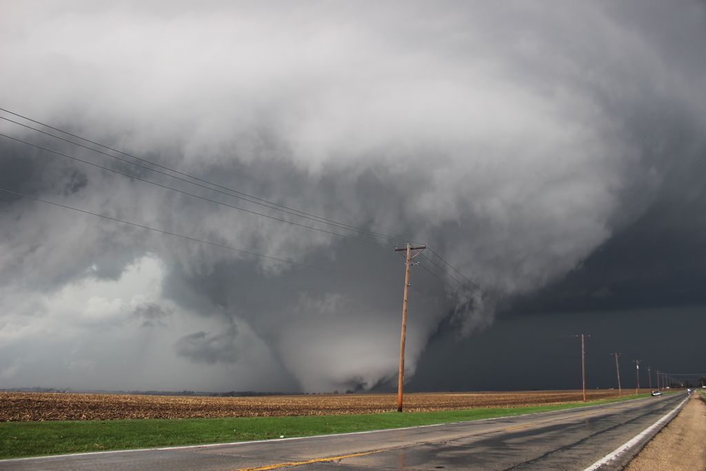 Tornadoes are moving outside of the typical severe weather season. Credit: Dan Ross