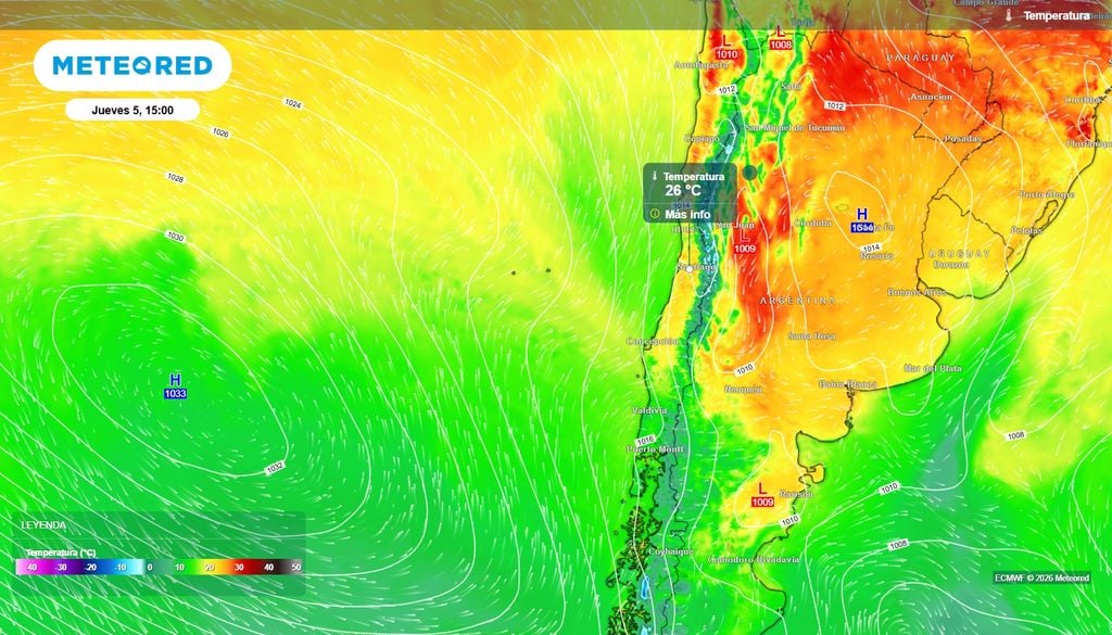 Las altas presiones dejarían un ambiente estable y más cálido este jueves.