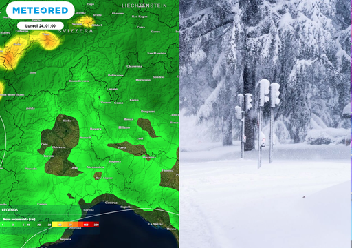Le 3 città italiane sotto i riflettori per la neve: previsti fino a 5 cm nei prossimi giorni