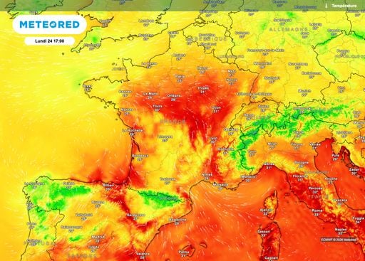 Le chaud fait-il son retour ? Les mod&egrave;les s'accordent : de l'air chaud va s'&eacute;tendre sur la France entre lundi et mardi