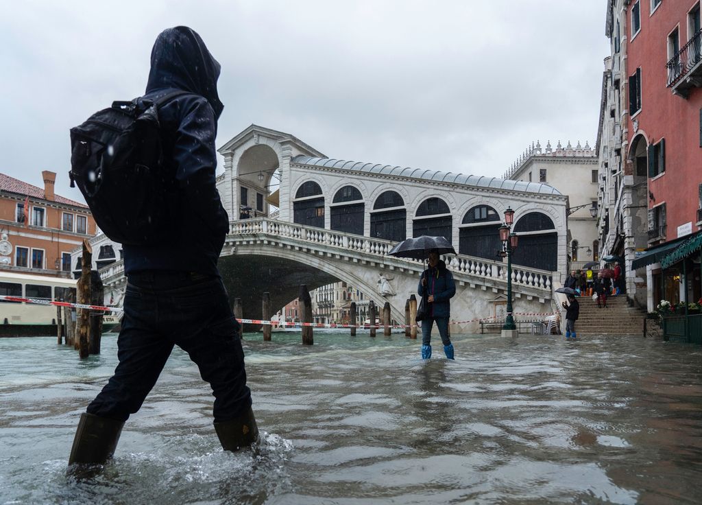 Inondations Venise Italie