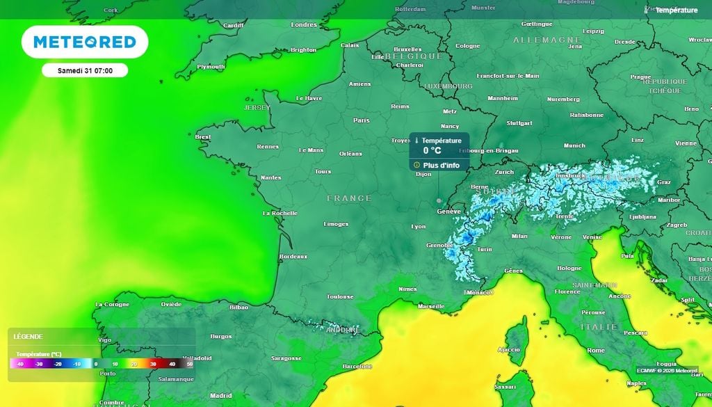 De petites gelées sont prévues dans le centre et l'est de la France samedi 31 octobre De petites gelées sont prévues dans le centre et l'est de la France samedi 31 octobre