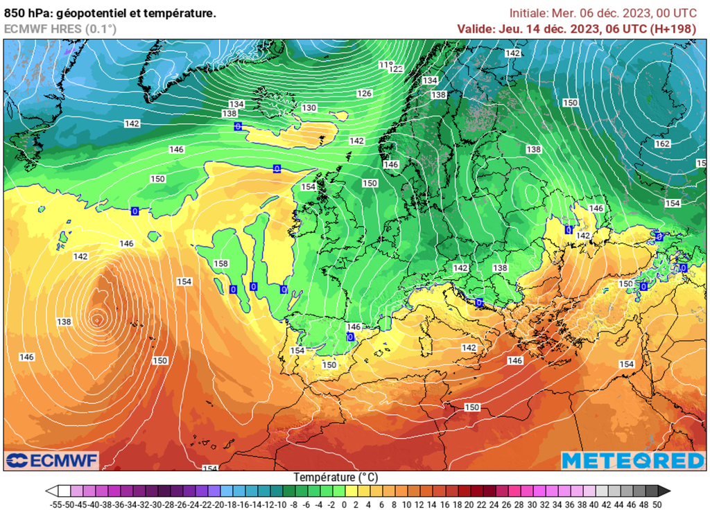 Chute des températures pour le milieu de semaine prochaine.