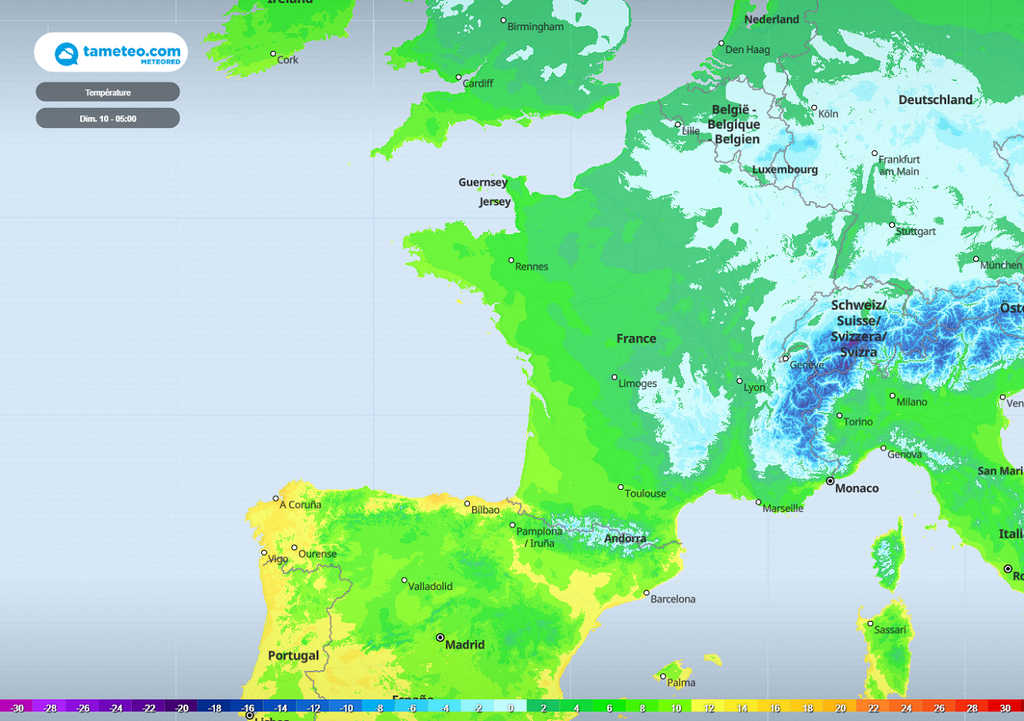 De petites gelées concerneront encore les régions de plaine ce week-end, et en particulier l'est dimanche. De petites gelées concerneront encore les régions de plaine ce week-end, et en particulier l'est dimanche.