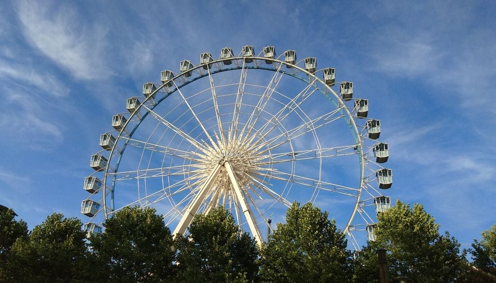 La grande roue de Nigloland, un indémodable. La grande roue de Nigloland, un indémodable.