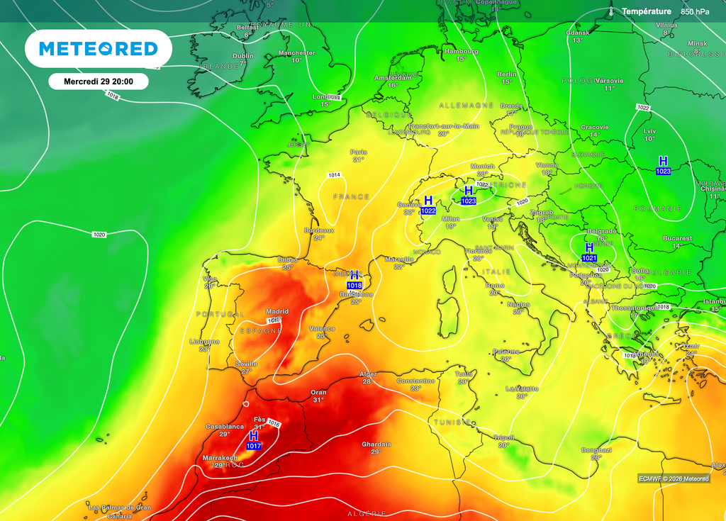 Un air très chaud va de nouveau englober la France.