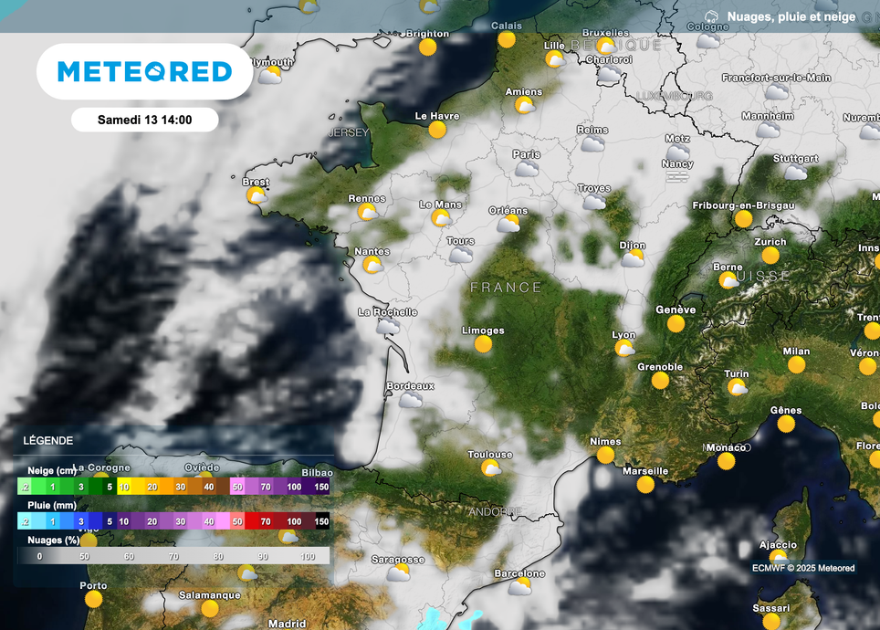 Météo de ce samedi après-midi : grisailles matinales souvent persistantes !