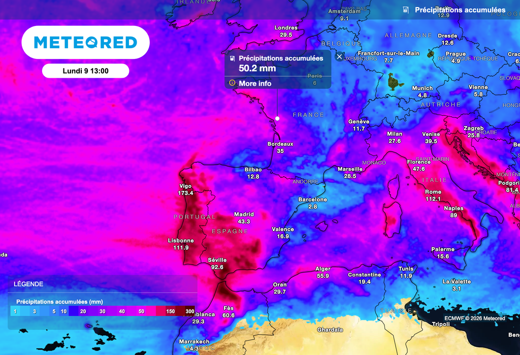 Une météo encore très pluvieuse au cours des prochains jours !