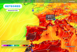 The European model provides for a record anticyclonic dorsal between June 27. 29: France online from sight what will affected regions?