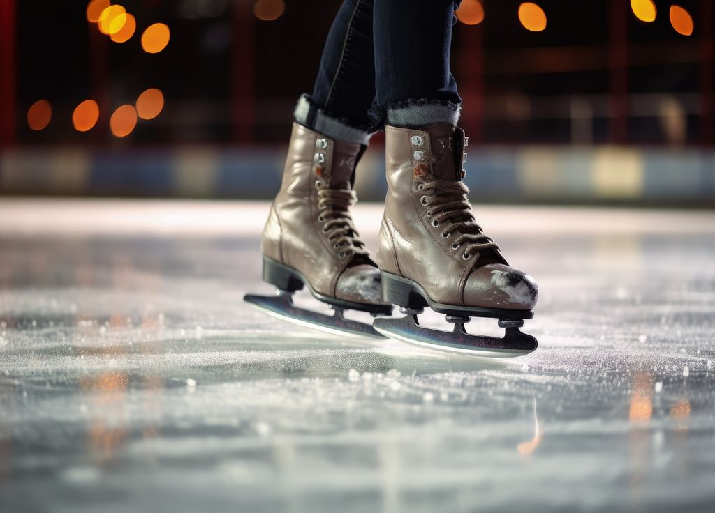 Patinoire glace patin Canada IA
