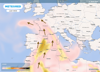 En pleine canicule, le sable du Sahara fait s'envoler les temp&eacute;ratures de la nuit &agrave; des niveaux records en France