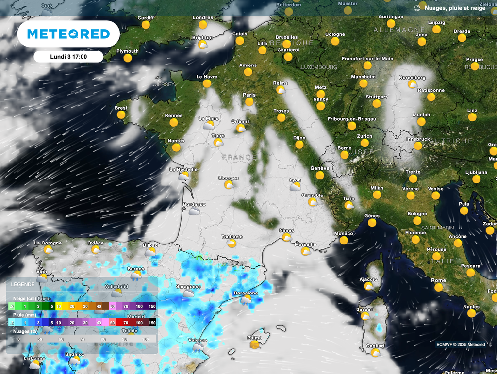 La semaine débutera par une météo majoritairement calme et bien lumineuse !