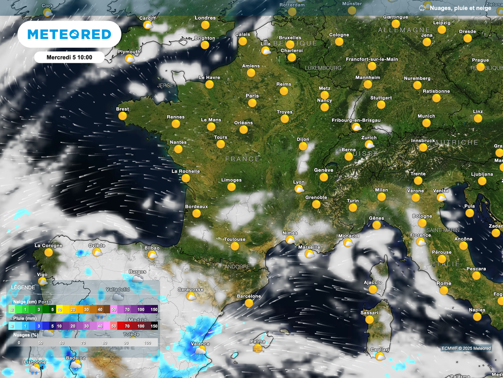 Mercredi s'annonce comme une très belle journée sur la France !
