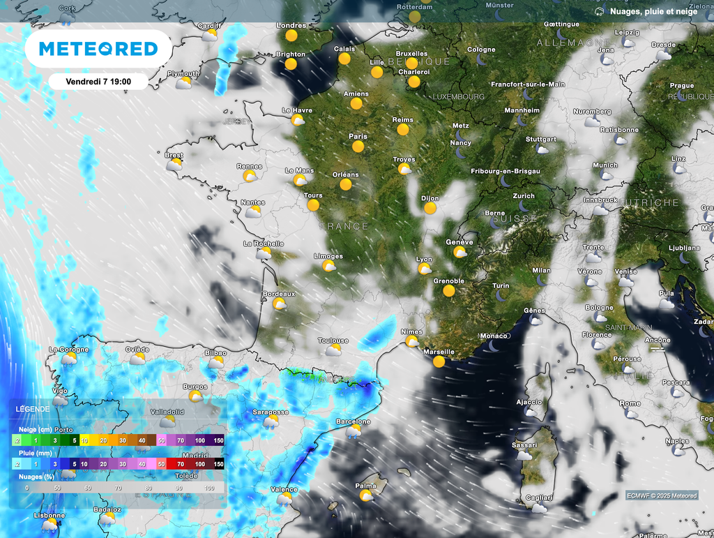 Une météo qui aura tendance à évoluer d'ici la toute fin de semaine.