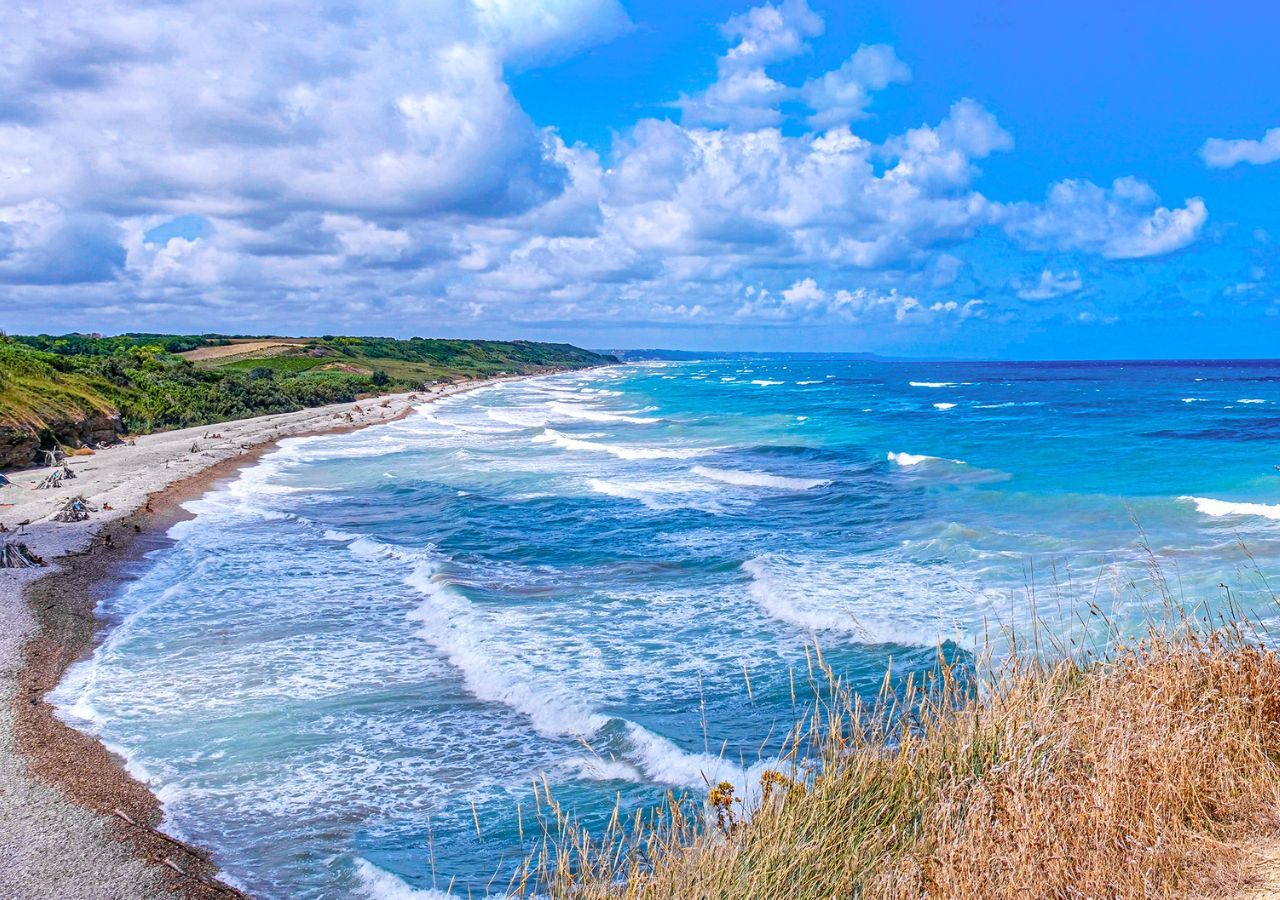 Una selle spiagge all'interno della Riserva Naturale di Punta Aderci