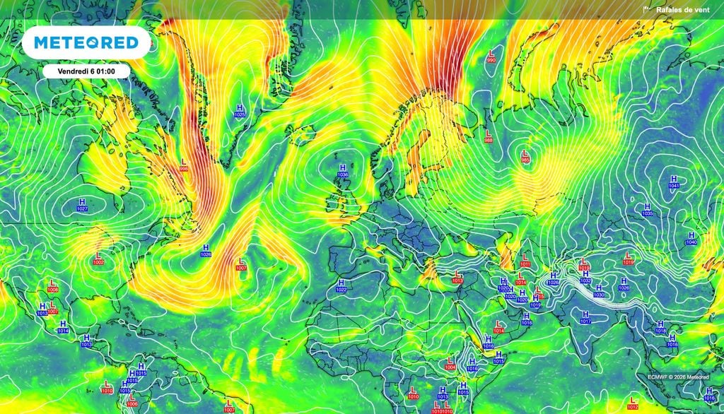 Le flux de secteur nord-est à est sera observé jusqu'au 8 voire 9 novembre avant un changement. Le flux de secteur nord-est à est sera observé jusqu'au 8 voire 9 novembre avant un changement.