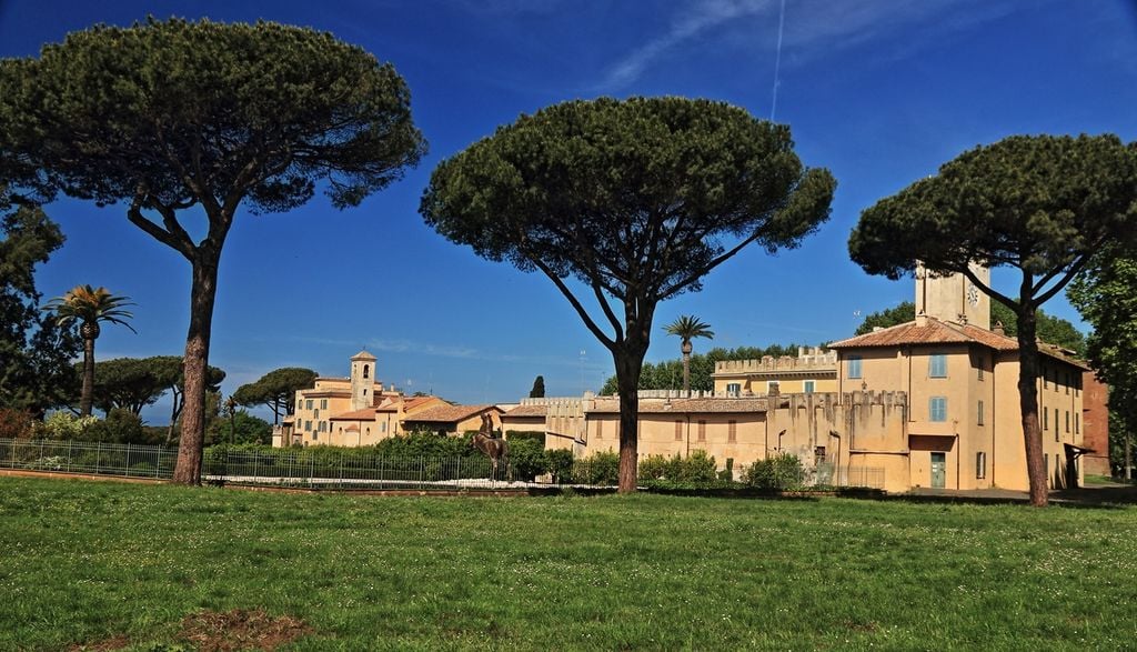 Una foto della tenuta di Castelporziano, vicino Roma.