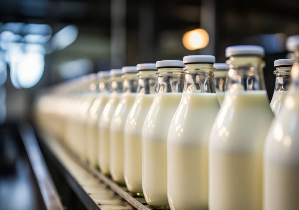 linha de produção láctea linha de produção láctea