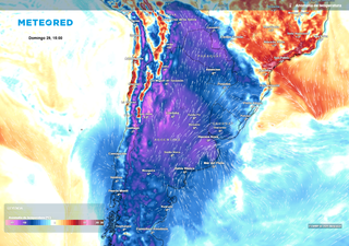 Leo De Benedictis advierte: "con aire polar presente, se esperan más heladas y nevadas durante la semana en Argentina"