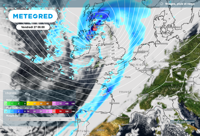 Les experts m&eacute;t&eacute;o sont unanimes : cette journ&eacute;e sera la plus pluvieuse de la semaine en France. D&eacute;couvrez les pr&eacute;visions
