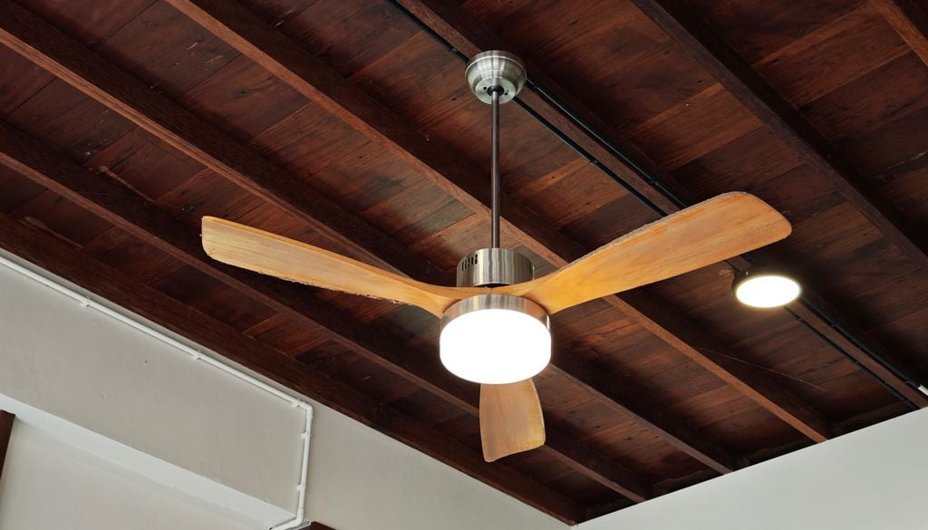 Le retour du ventilateur de plafond, à la fois rafraichissant, écologique et économique. Le retour du ventilateur de plafond, à la fois rafraichissant, écologique et économique.