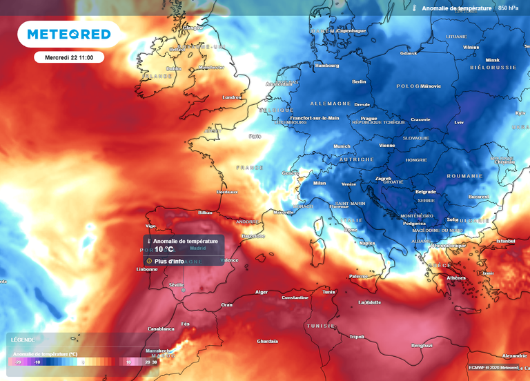Les m&eacute;t&eacute;orologues du sud-ouest de l'Europe annoncent une nouvelle canicule : &laquo; Elle pourrait atteindre la France &raquo;
