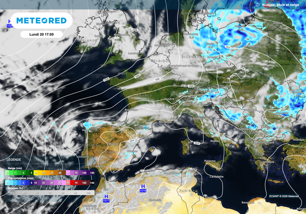 L'anticyclone devrait continuer à nous protéger des plus fortes perturbations. L'anticyclone devrait continuer à nous protéger des plus fortes perturbations.