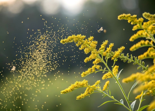 Les pollens d'ambroisie provoquent de fortes allergies en France : d&eacute;couvrez les r&eacute;gions concern&eacute;es