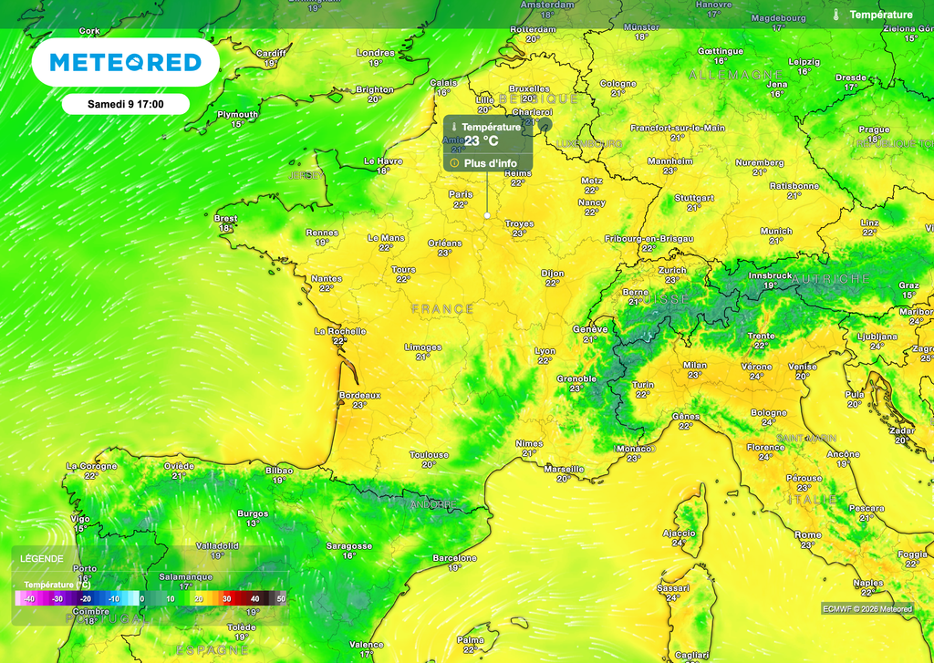 Grande douceur ce week-end sur l'hexagone.