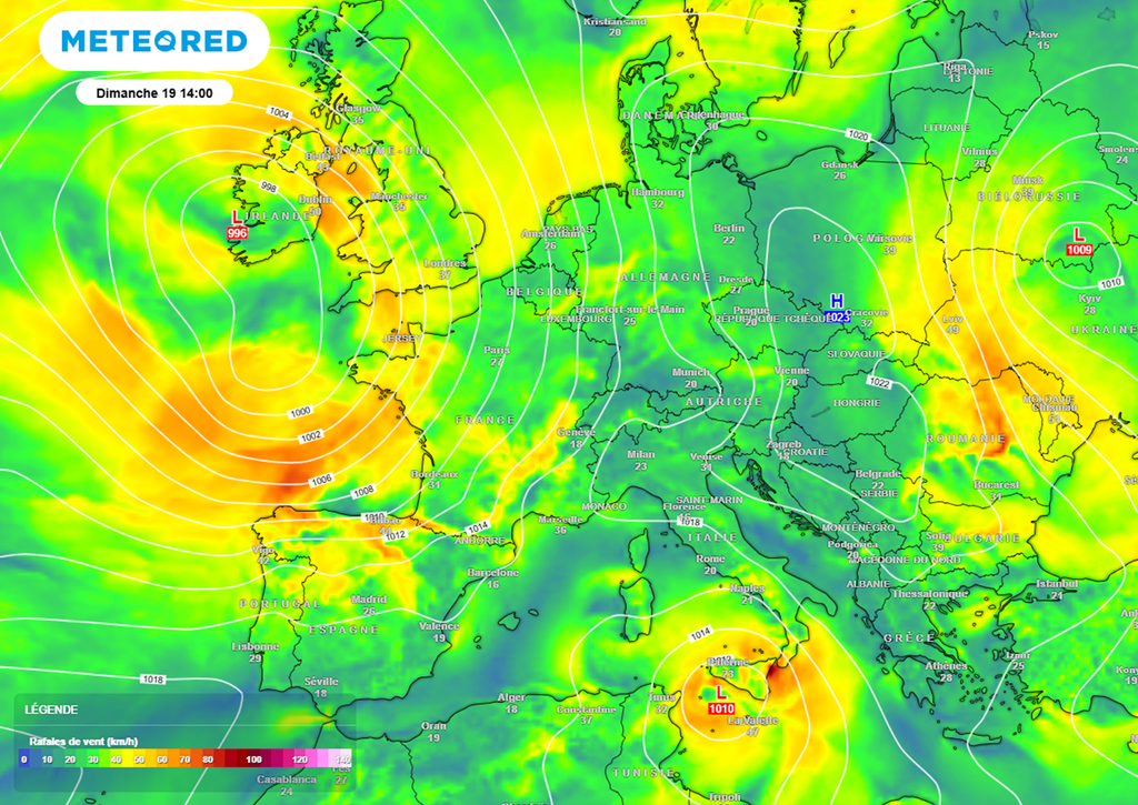 Au revoir l'anticyclone, bonjour les dépressions... Le flux dépressionnaire va retrouver le chemin de la France en début de semaine prochaine.