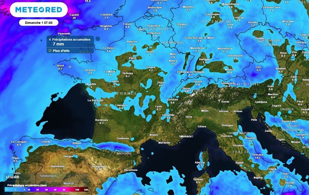 Les pluies seront bien rares au cours des prochains jours en France. Les pluies seront bien rares au cours des prochains jours en France.