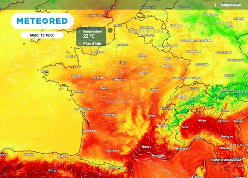 Les tr&egrave;s fortes chaleurs encore d'actualit&eacute; sur ces r&eacute;gions ce mardi : d&eacute;couvrez lesquelles