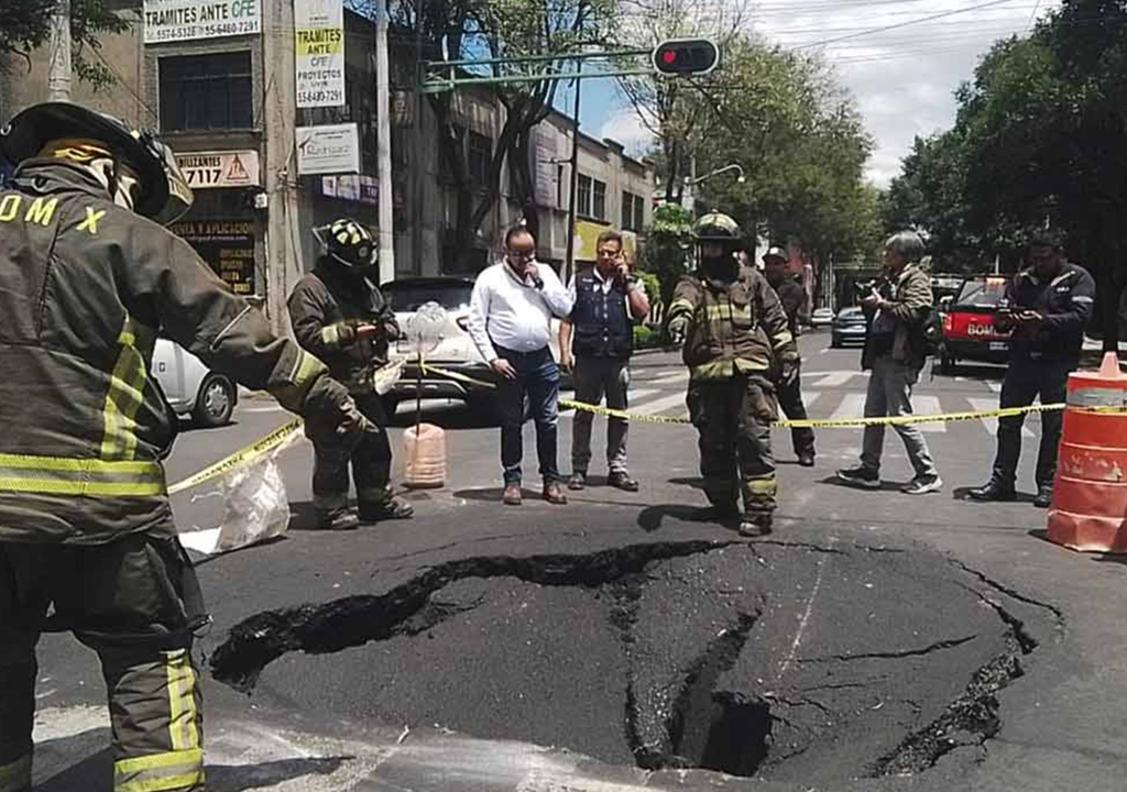 Efectos múltples en la capital por la deformación del terreno. Imagen tomada de DGCS UNAM.