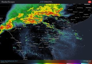 Schwere Unwetterfront im Nordosten Mexikos und in Texas!