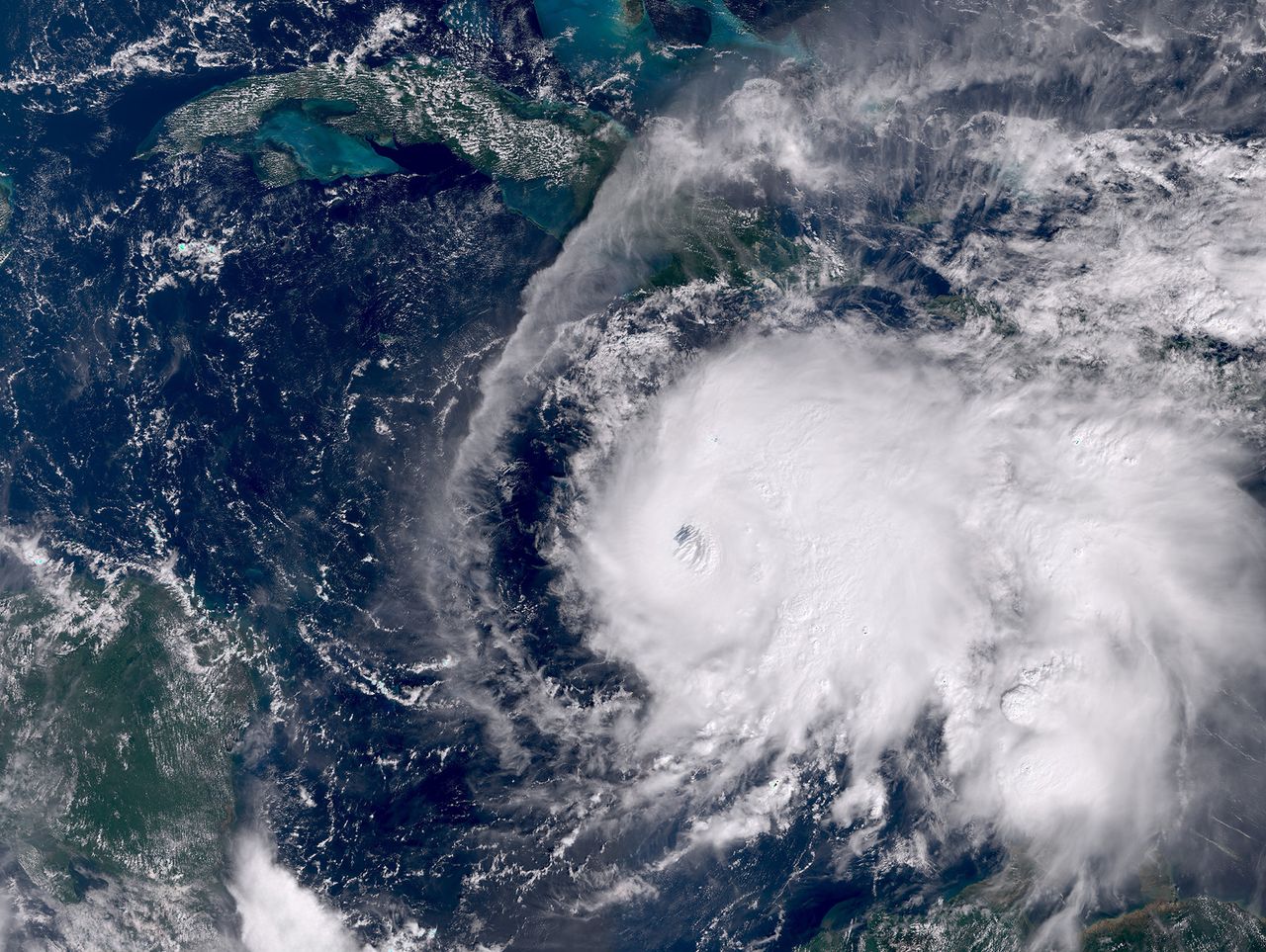 Imagen del huracán Melissa 26 de octubre de 2025. Ver texto para detalles. EUMETSAT-ESA