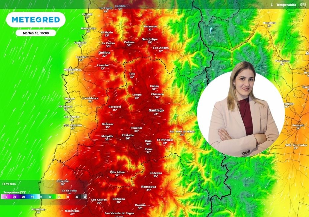 mapa de temperatura / Laura Batista mapa de temperatura / Laura Batista