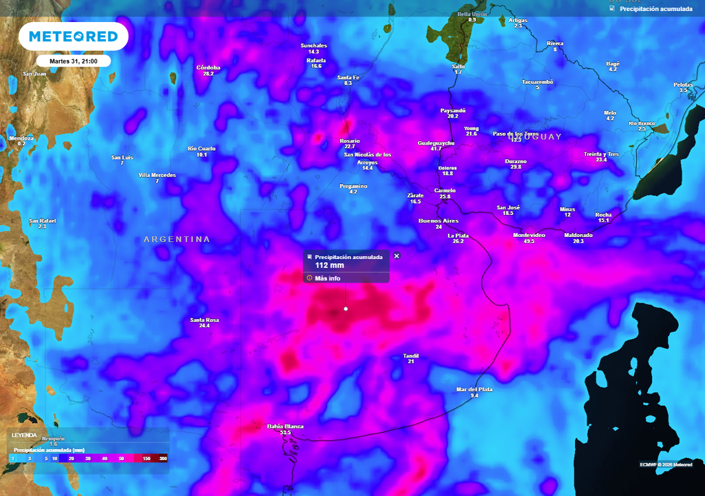 Tiempo pronóstico clima Argentina calor tormentas Semana Santa Pascuas En los próximos días habrá precipitaciones importantes en el centro de la Argentina, aunque los modelos meteorológicos mantienen grandes incertidumbres en los tiempos y lugares de afectación.