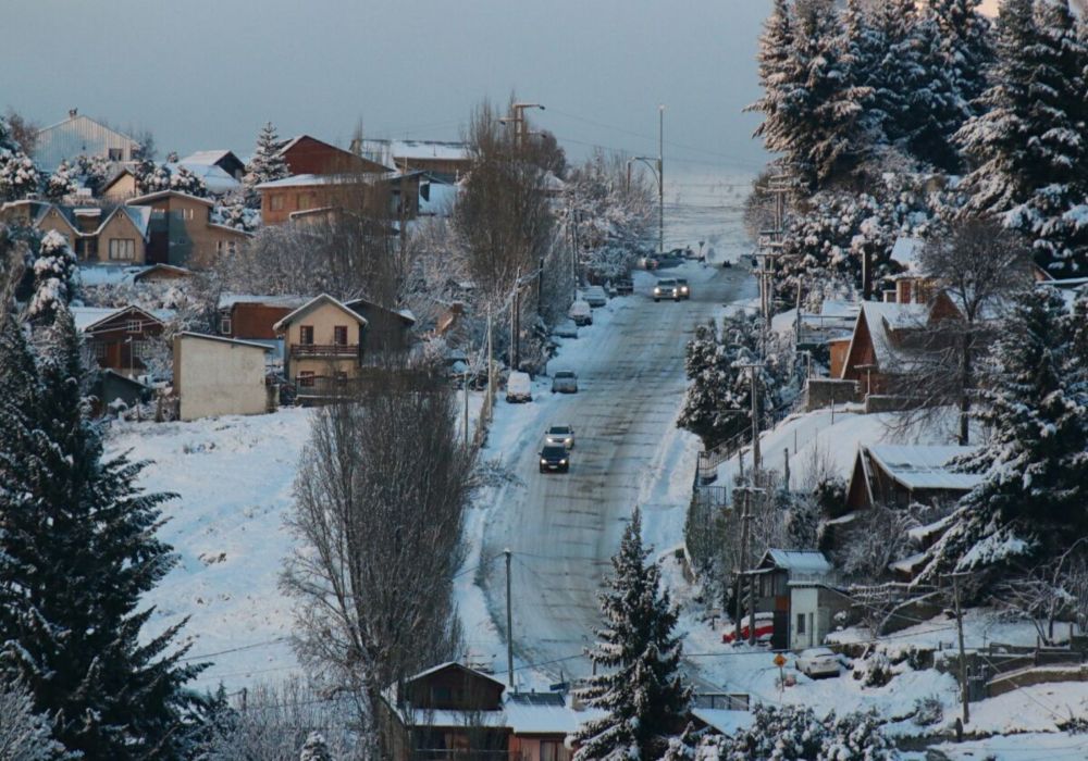 Nieve Bariloche frío Ola polar Ola de frío