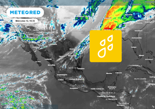 Mañana el frente frío 26 traerá lluvias y evento de de "Norte" con vientos de hasta 90 km/h