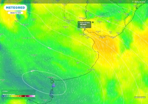 Llega la Sudestada a Buenos Aires: lluvias aisladas, fuertes r&aacute;fagas y un brusco regreso del fr&iacute;o este s&aacute;bado 12