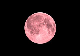 La superluna rosa ya casi está aquí, ¿cuándo es y por qué es "rosa"?