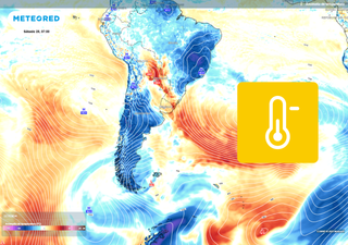Llega masa de aire frío a Chile: temperatura tendría anomalía de hasta 10 ºC por debajo del promedio este fin de semana