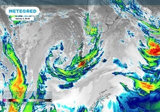 Llega otro frente a Patagonia y Cuyo: activa tormentas hasta en Santa Cruz y Zonda fuerte con r&aacute;fagas de hasta 90 km/h