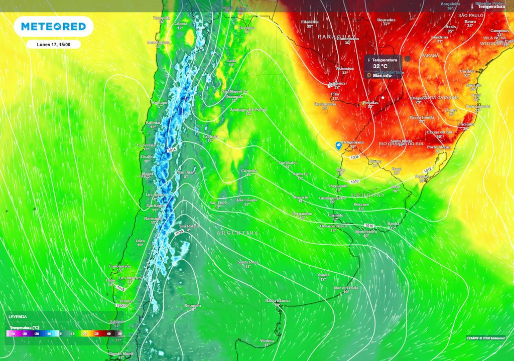 Argentina tiempo pronóstico fin de semana largo Para el feriado del lunes 17 se espera un gran contraste de temperaturas en la Argentina.