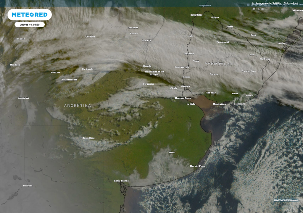Buenos Aires Tiempo pronóstico clima frío Este jueves amaneció bastante nublado en el AMBA, pero se espera esta nubosidad vaya alejándose durante el día y quede mayormente despejado.