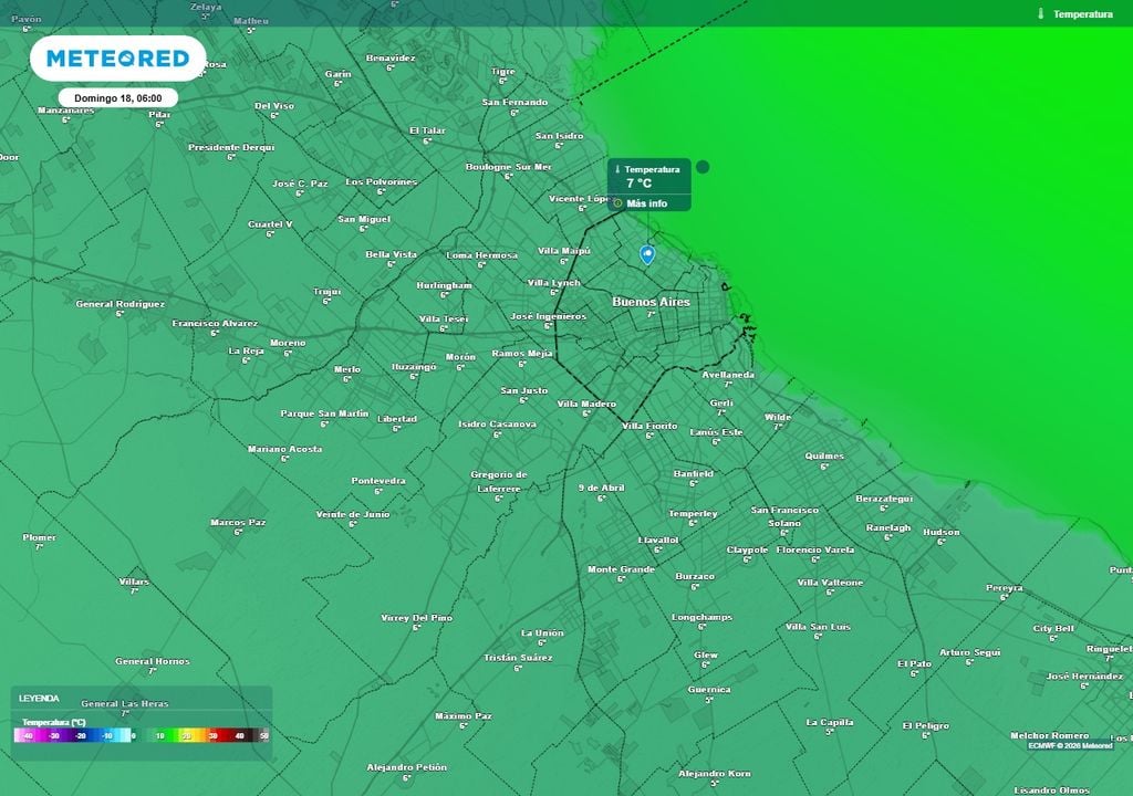 Buenos Aires AMBA tiempo clima pronóstico lluvias El Niño Día de la madre primavera Se espera una mañana fría en el AMBA para este domingo del Día de la Madre, pero sin lluvias.