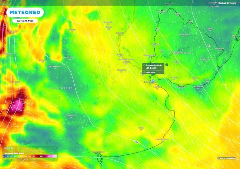 Llegan d&iacute;as ventosos a Buenos Aires con la primavera: cambios t&eacute;rmicos e inestabilidad en aumento desde el domingo 27